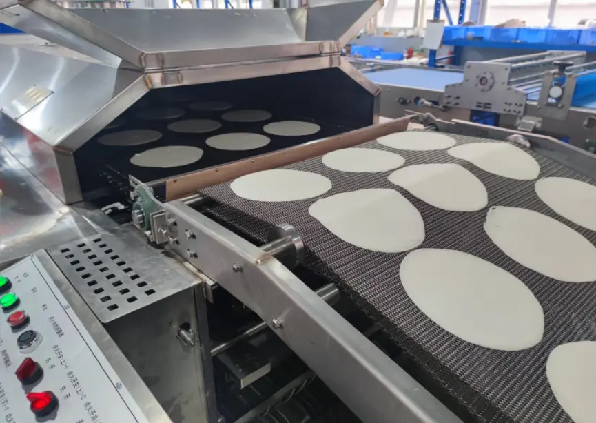 A linha de produção de tortilla totalmente automatizada da FQTT está inaugurando uma nova era na fab
