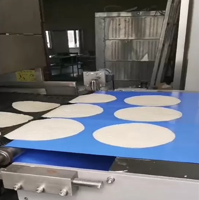 Linha de Produção Automatizada de Tortilhas FQTT Bakery Machinery