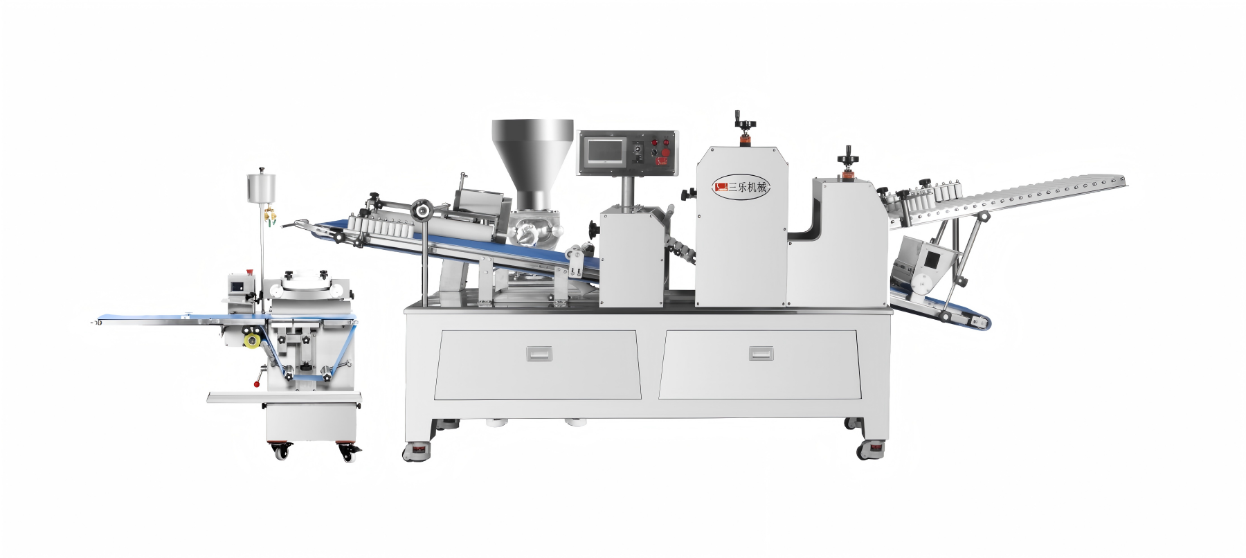 Multifunction bread make up line